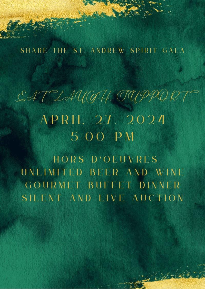 St. Andrew Spirit Gala Dinner and Auction