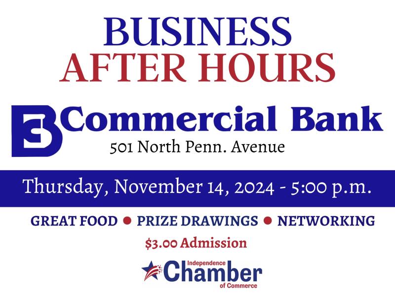 Chamber Business After Hours -Commercial Bank