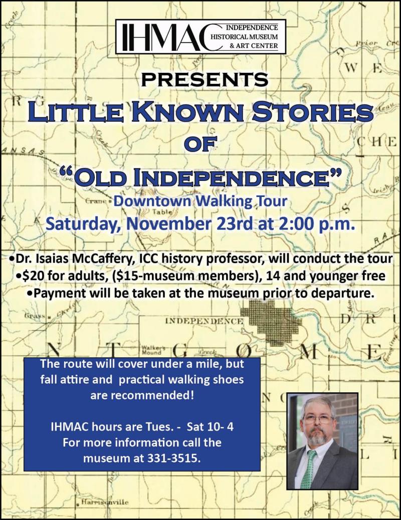 Little Known Stories of “Old Independence”  Walking Tour