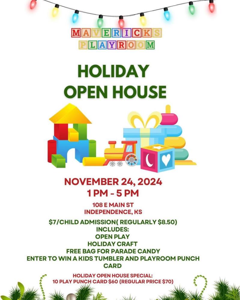 Mavericks Playroom Holiday Open House