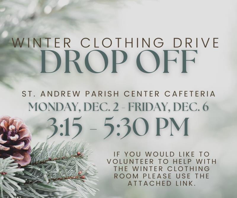 Winter Clothing Drive Drop Off