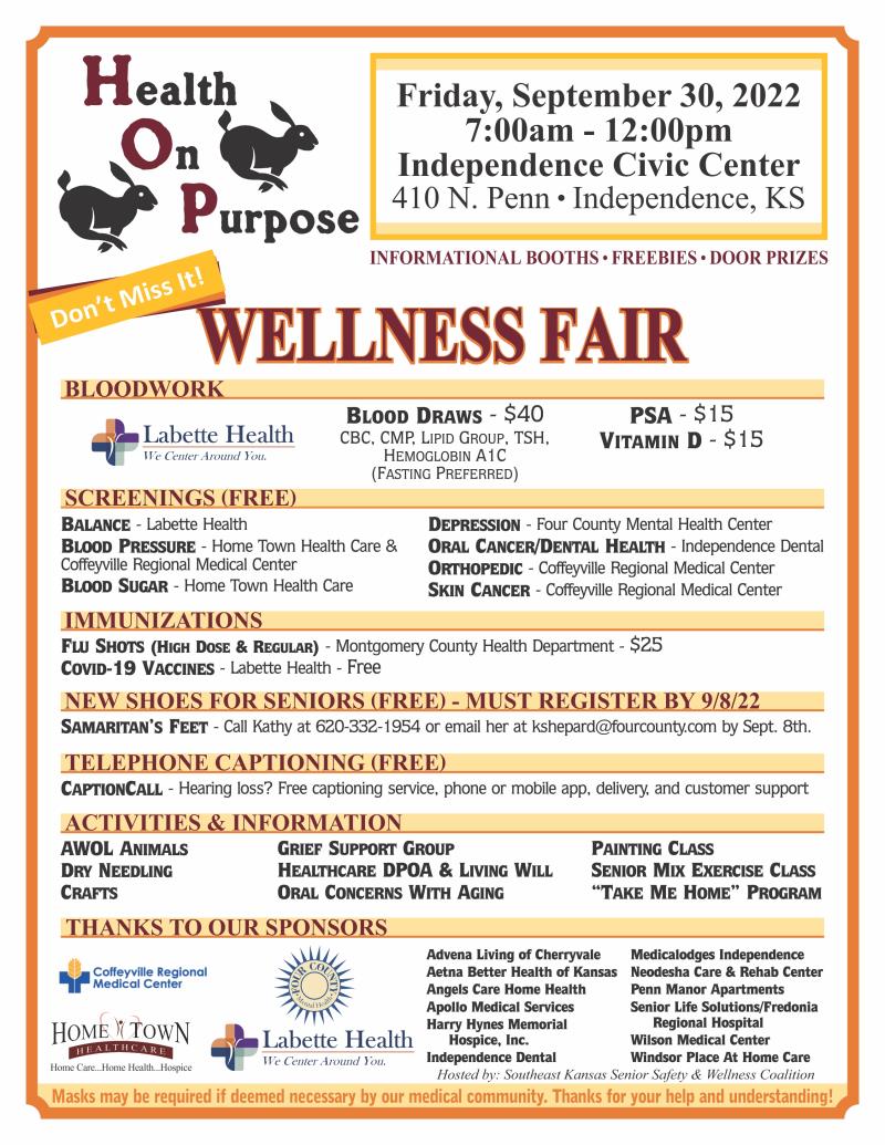 Health on Purpose Wellness Fair