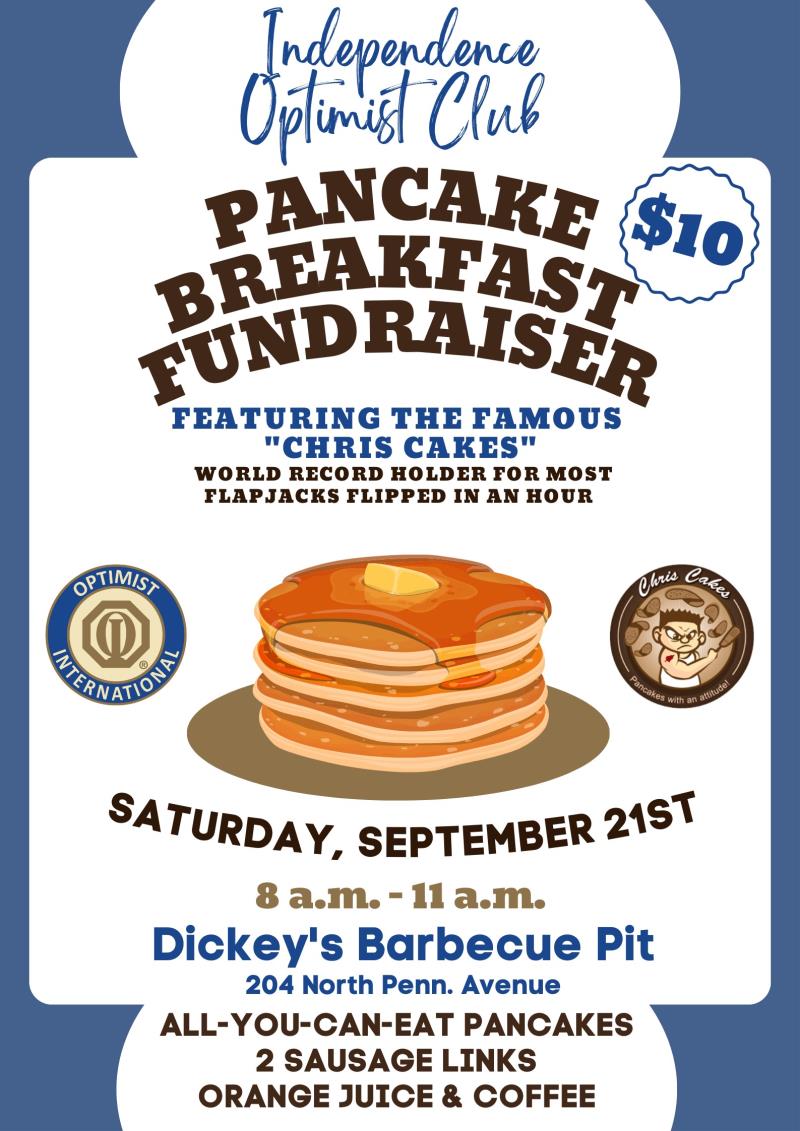 Independence Optimist Club Pancake Breakfast Fundraiser