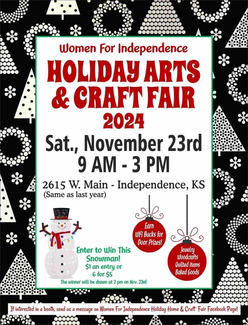 Women for Independence Holiday Arts & Crafts Fair