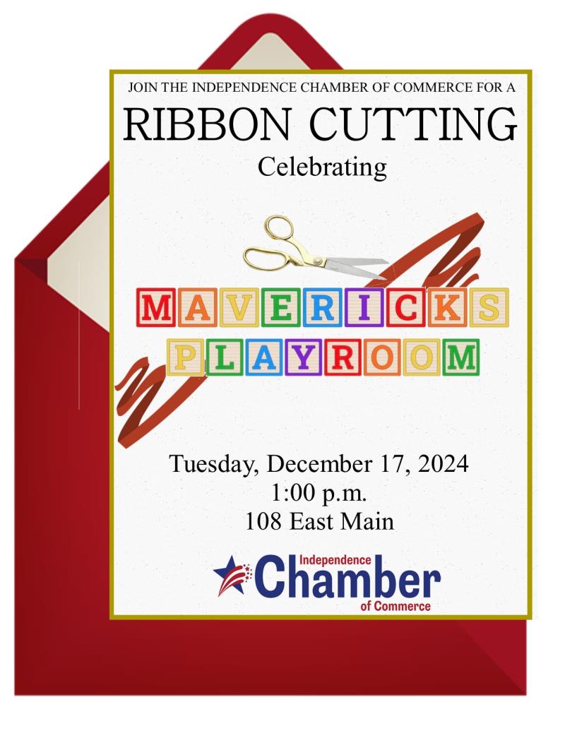 Chamber of Commerce Ribbon Cutting - Mavericks Playroom, LLC