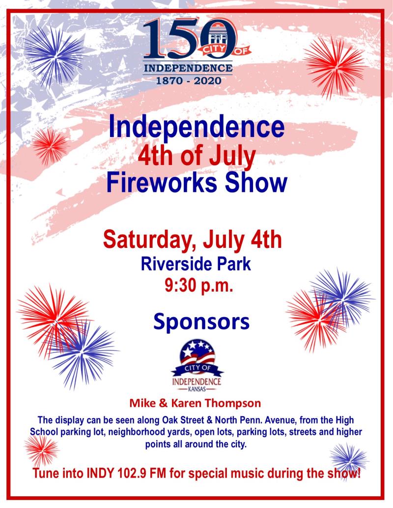 Independence 4th of July Fireworks Show