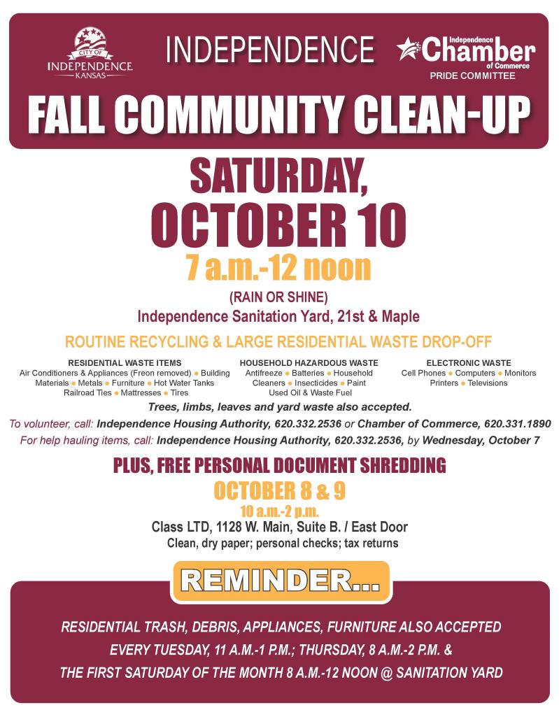 Fall Community Clean-Up